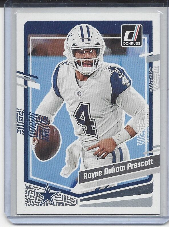 DAK "RAYNE DAKOTA" PRESCOTT 2023 PANINI DONRUSS FULL NAME SSP SHORT PRINT #73