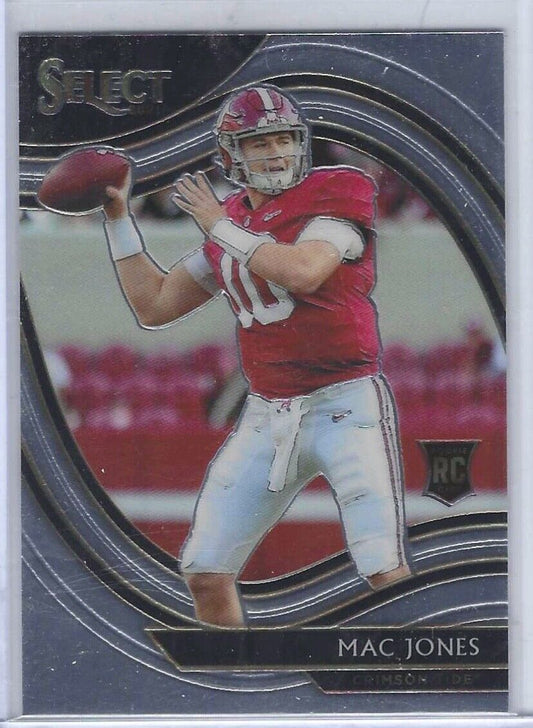 MAC JONES 2021 PANINI CHRONICLES DRAFT PICKS SELECT FIELD LEVEL RC #266