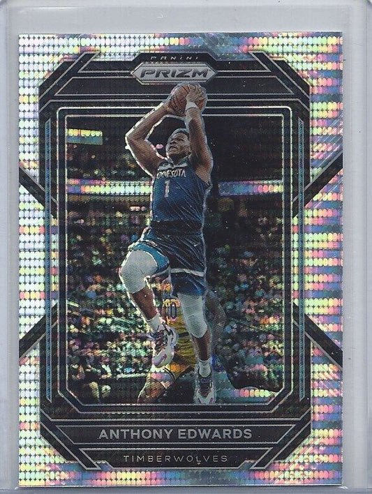 ANTHONY EDWARDS 2022-23 PANINI PRIZM SILVER PULSAR SP PRIZMS #56