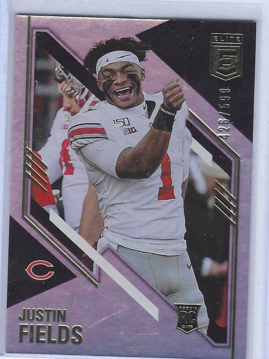 JUSTIN FIELDS 2021 DONRUSS ELITE TRUE ROOKIE RC #D 426/599