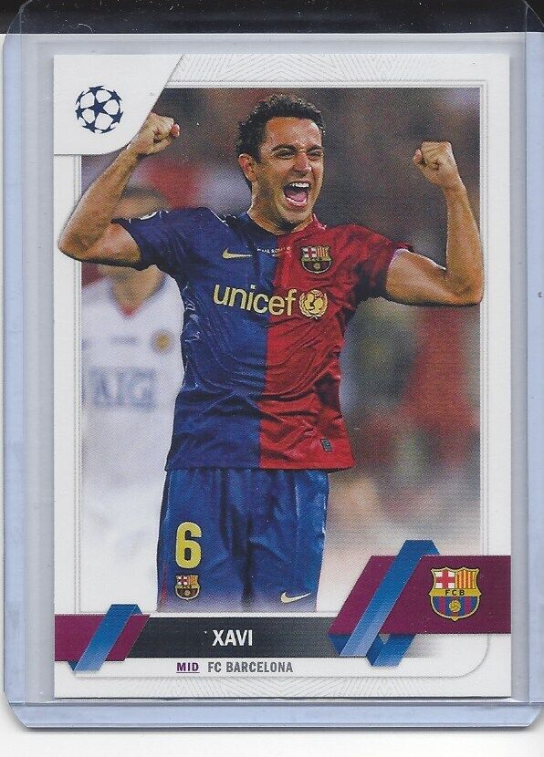 XAVI 2022-23 TOPPS CLUB COMPETITIONS SP RARE PHOTO VARIATION BARCELONA #32