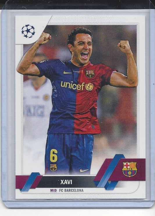 XAVI 2022-23 TOPPS CLUB COMPETITIONS SP RARE PHOTO VARIATION BARCELONA #32