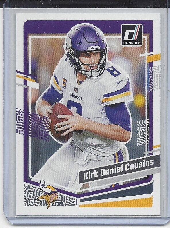 KIRK "DANIEL" COUSINS 2023 PANINI DONRUSS FULL NAME SSP RARE SHORT PRINT #197