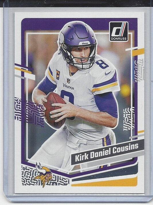 KIRK "DANIEL" COUSINS 2023 PANINI DONRUSS FULL NAME SSP RARE SHORT PRINT #197