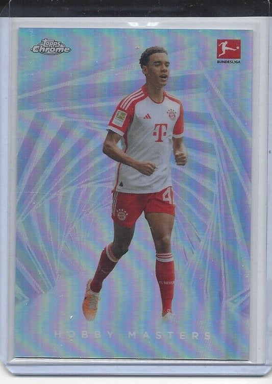 JAMAL MUSAIALA 2023-24 TOPPS CHROME BUNDESLIGA HOBBY MASTERS SSP PRODUCT HIT!