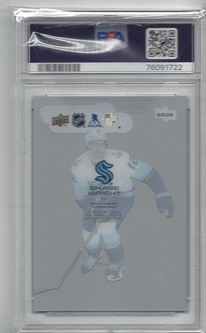 SHANE WRIGHT 2022 UPPER DECK EXTENDED SERIES SMOOTH GROOVES RC PSA 10 POP 1/1