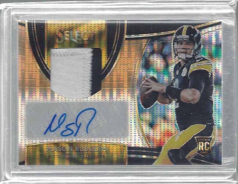 MASON RUDOLPH 2018 SELECT FIRST OFF THE LINE ORANGE PULSAR PATCH AUTO RC 23/23