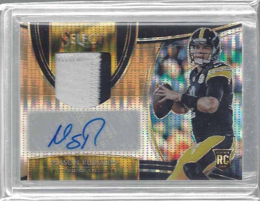 MASON RUDOLPH 2018 SELECT FIRST OFF THE LINE ORANGE PULSAR PATCH AUTO RC 23/23