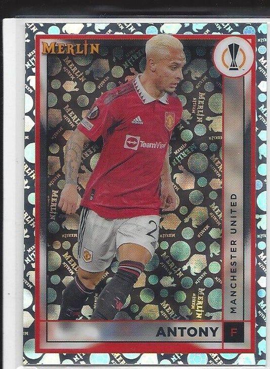 ANTONY 2022-23 TOPPS MERLIN CHROME VINTAGE SP REFRACTOR #102