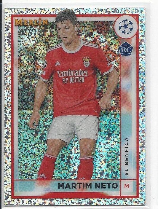 MARTIM NETO 2022-23 TOPPS MERLIN CHROME SPECKLE REFRACTOR RC #D 27/150