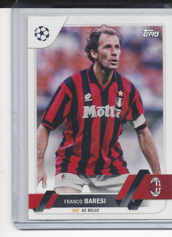 FRANCO BARESI 2022-23 TOPPS CLUB COMPETITIONS SP PHOTO VARIATION VARIANT #180