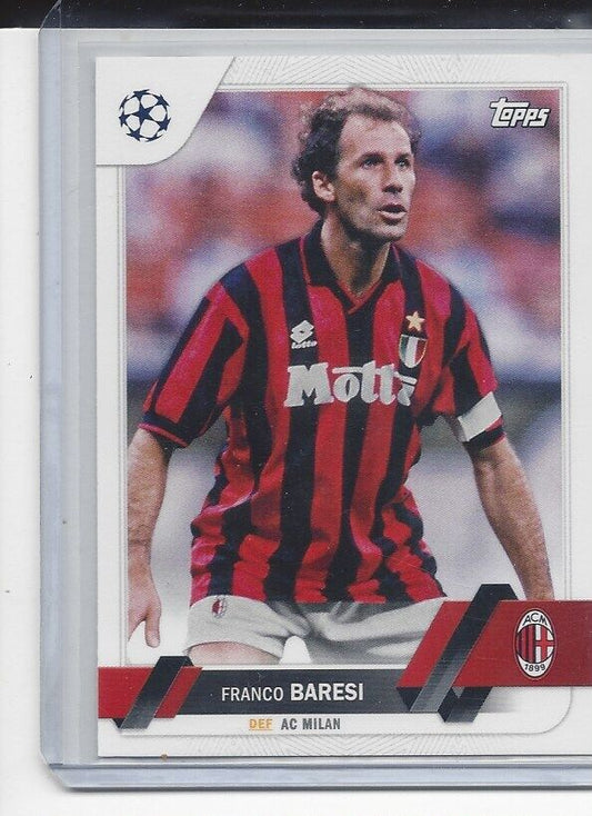 FRANCO BARESI 2022-23 TOPPS CLUB COMPETITIONS SP PHOTO VARIATION VARIANT #180