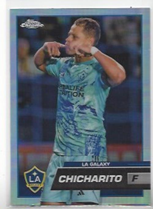CHICHARITO 2023 TOPPS CHROME MLS PHOTO VARIATION REFRACTOR SSP SP #77