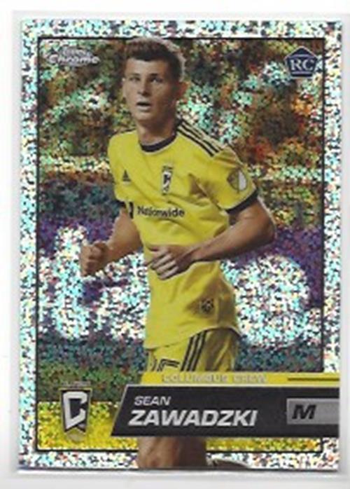 SEAN ZAWADZKI 2023 TOPPS CHROME MLS ROOKIE SPECKLE REFRACTOR RC SP #138