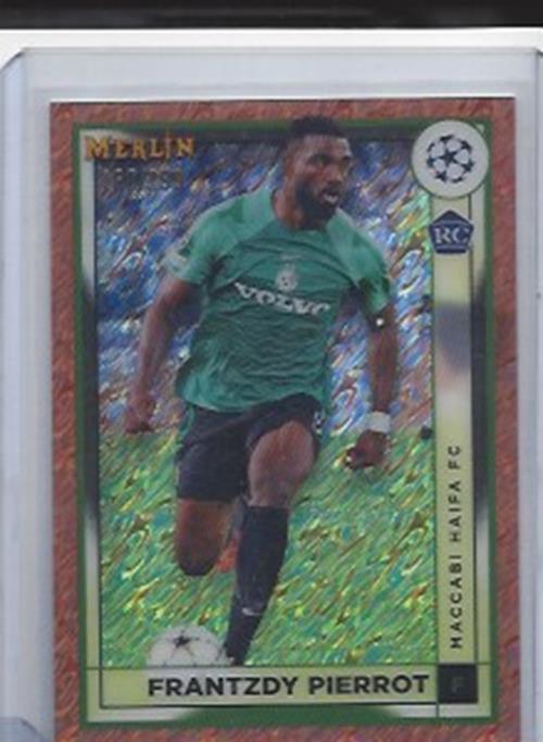 FRANTZDY PIERROT 2022-23 TOPPS MERLIN CHROME ROSE GOLD SHIMMER REFRACTOR RC /299