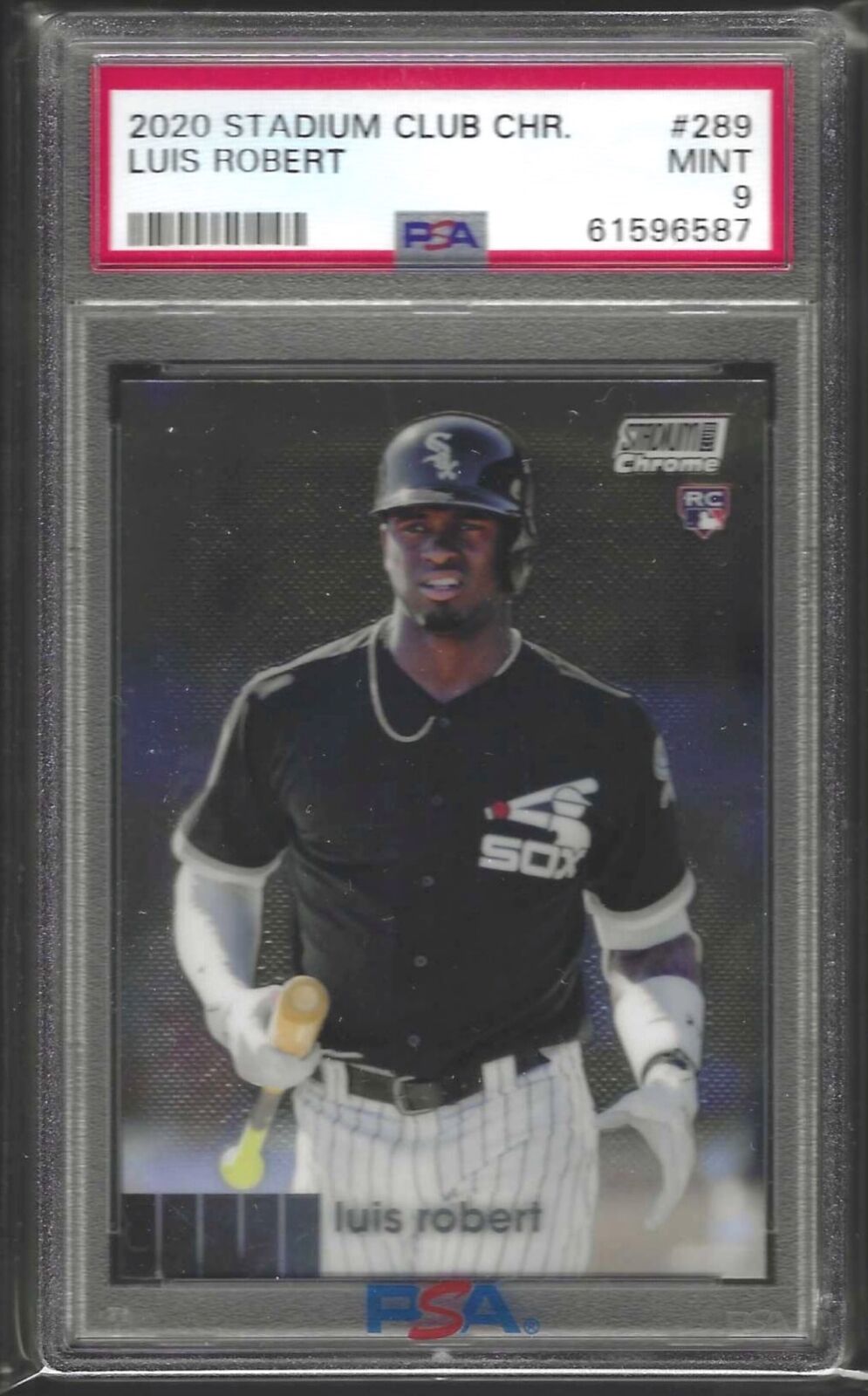 LUIS ROBERT 2020 TOPPS STADIUM CLUB CHROME ROOKIE RC #289 PSA 9 MINT