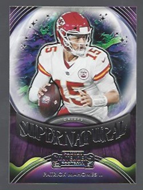 PATRICK MAHOMES II 2021 PANINI CONTENDERS SUPERNATURAL SP INSERT