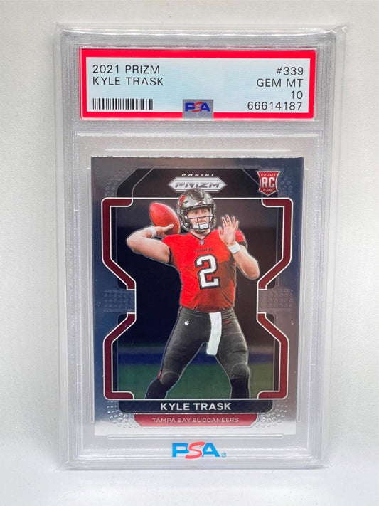 KYLE TRASK 2021 PANINI PRIZM ROOKIE RC #339 PSA 10 GEM MINT
