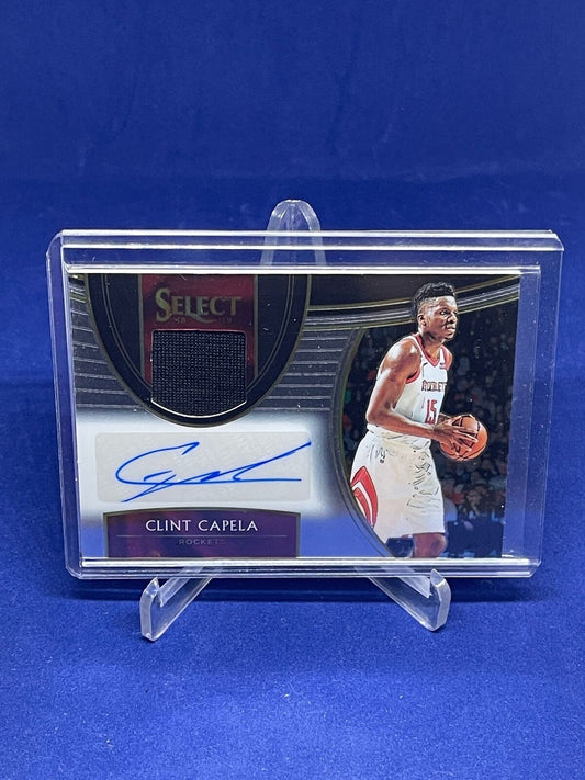CLINT CAPELA 2018-19 PANINI SELECT JERSEY AUTOGRAPH AUTO #D 101/199