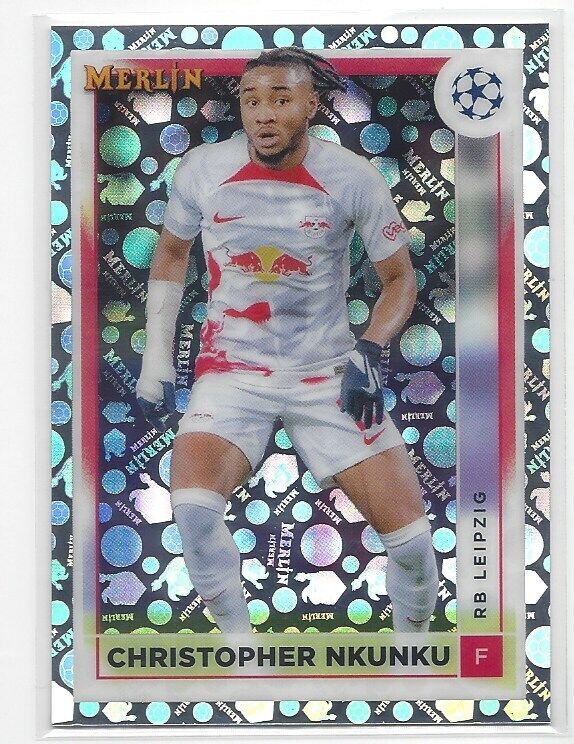 CHRISTOPHER NKUNKU 2022-23 TOPPS MERLIN CHROME VINTAGE SP REFRACTOR #113