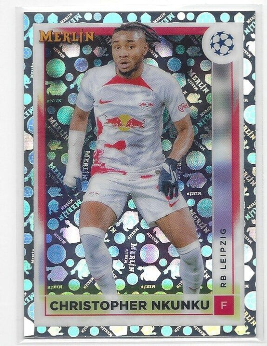 CHRISTOPHER NKUNKU 2022-23 TOPPS MERLIN CHROME VINTAGE SP REFRACTOR #113