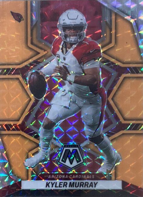 2022 Panini Mosaic #1 Kyler Murray - Mosaic Orange Fluorescent #d /25