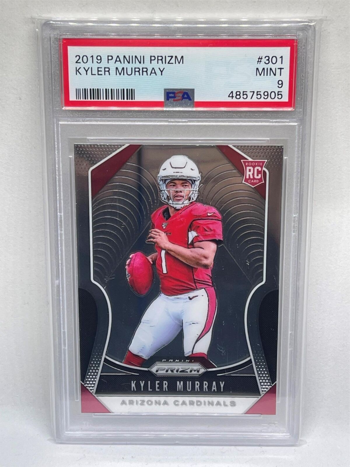 KYLER MURRAY 2019 PANINI PRIZM ROOKIE RC #301 PSA 9 MINT
