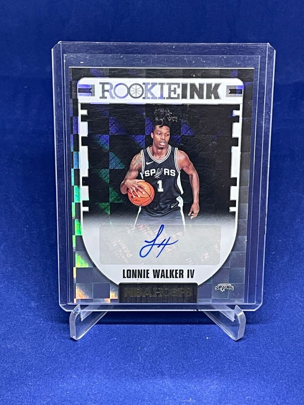 LONNIE WALKER IV 2018-19 PANINI NBA HOOPS ROOKIE INK AUTO RC