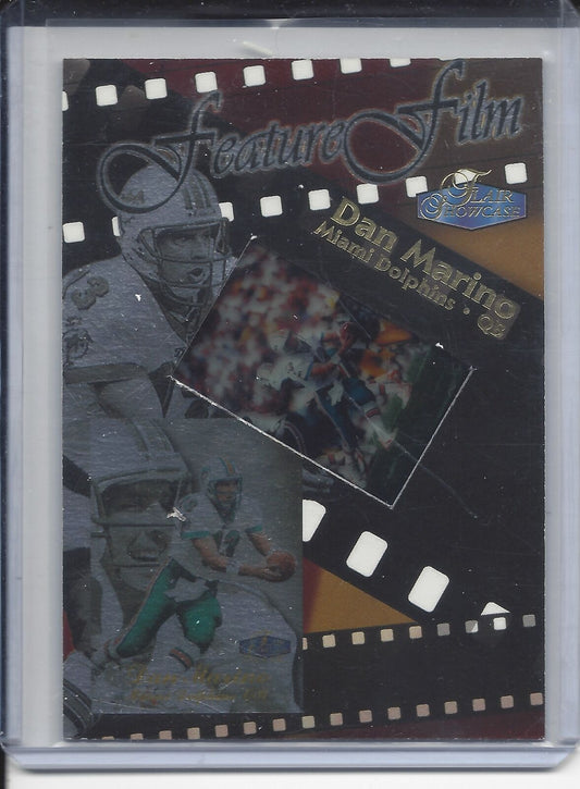 DAN MARINO 1998 FLAIR SHOWCASE FEATURE FILM RELIC RARE #5