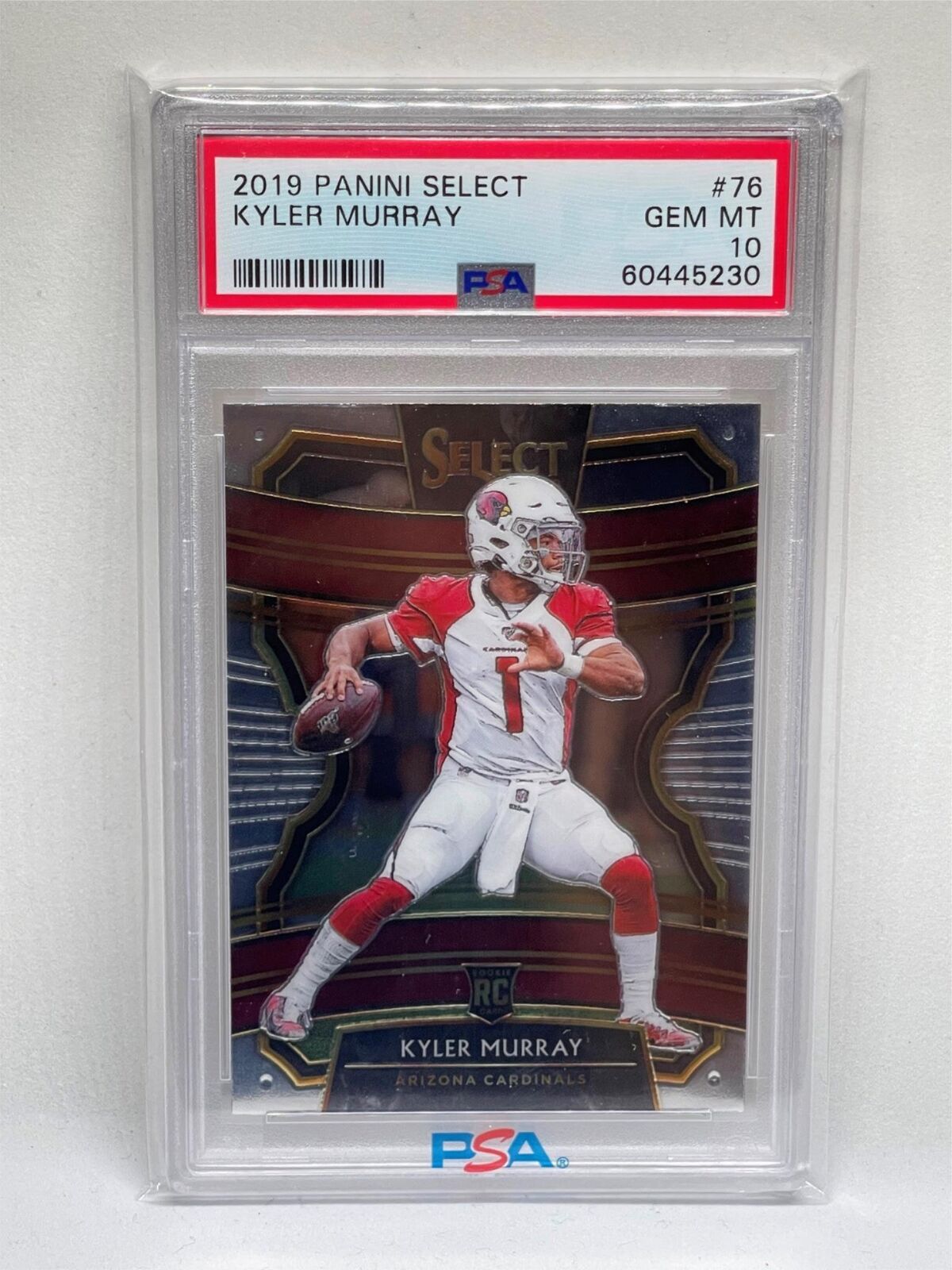 KYLER MURRAY 2019 PANINI SELECT CONCOURSE ROOKIE RC #76 PSA 10 GEM MINT