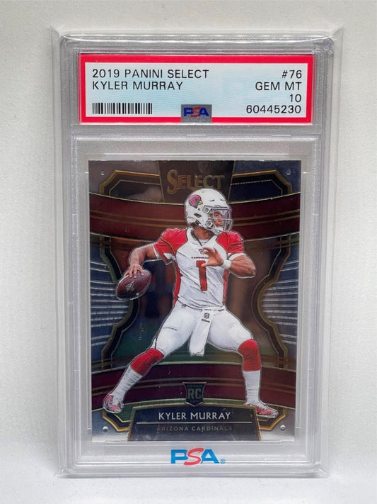 KYLER MURRAY 2019 PANINI SELECT CONCOURSE ROOKIE RC #76 PSA 10 GEM MINT
