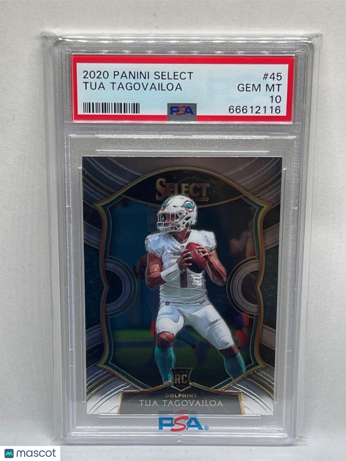 TUA TAGOVAILOA 2020 PANINI SELECT CONCOURSE ROOKIE RC #45 PSA 10 GEM MINT
