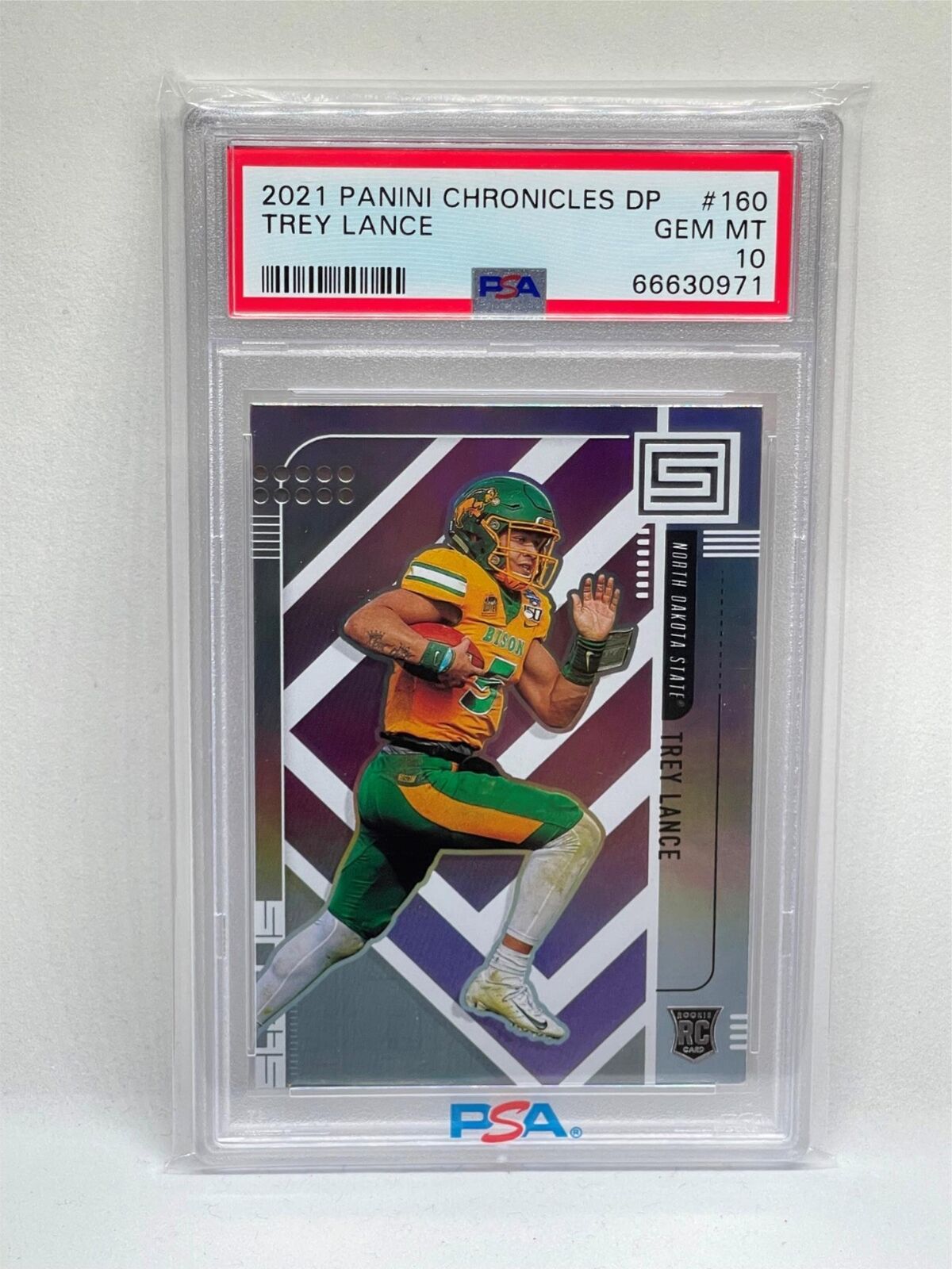 TREY LANCE 2021 PANINI CHRONICLES DRAFT PICKS ROOKIE RC #160 PSA 10 GEM MINT