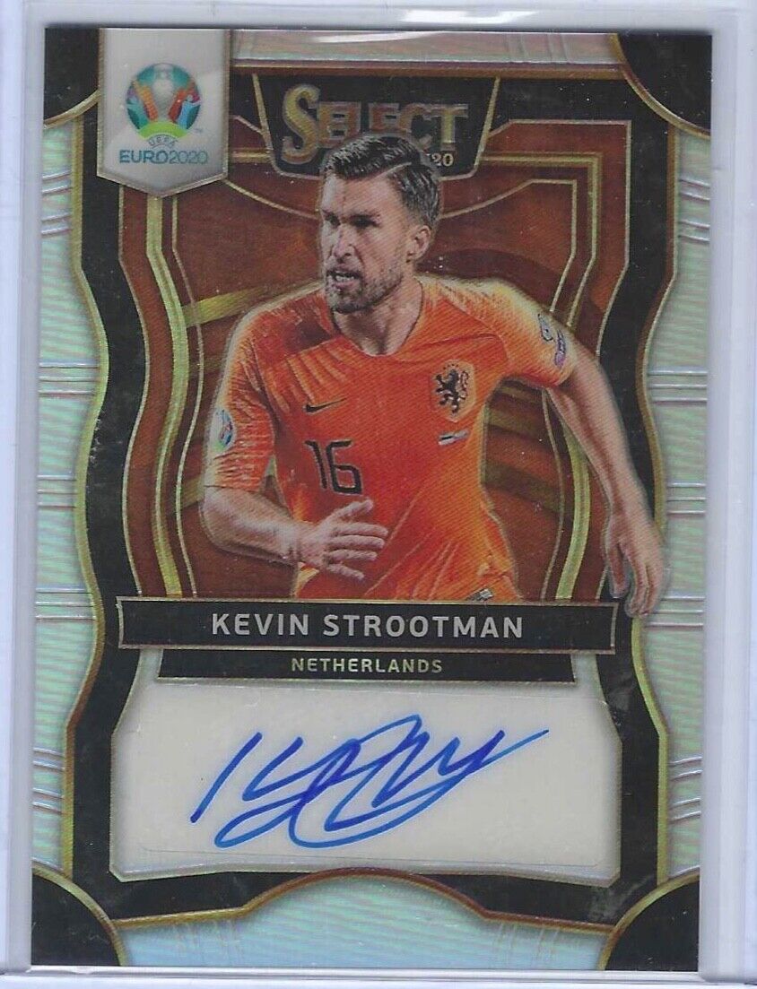 KEVIN STROOTMAN 2019-20 PANINI SELECT UEFA SILVER PRIZM AUTO #SI-KS