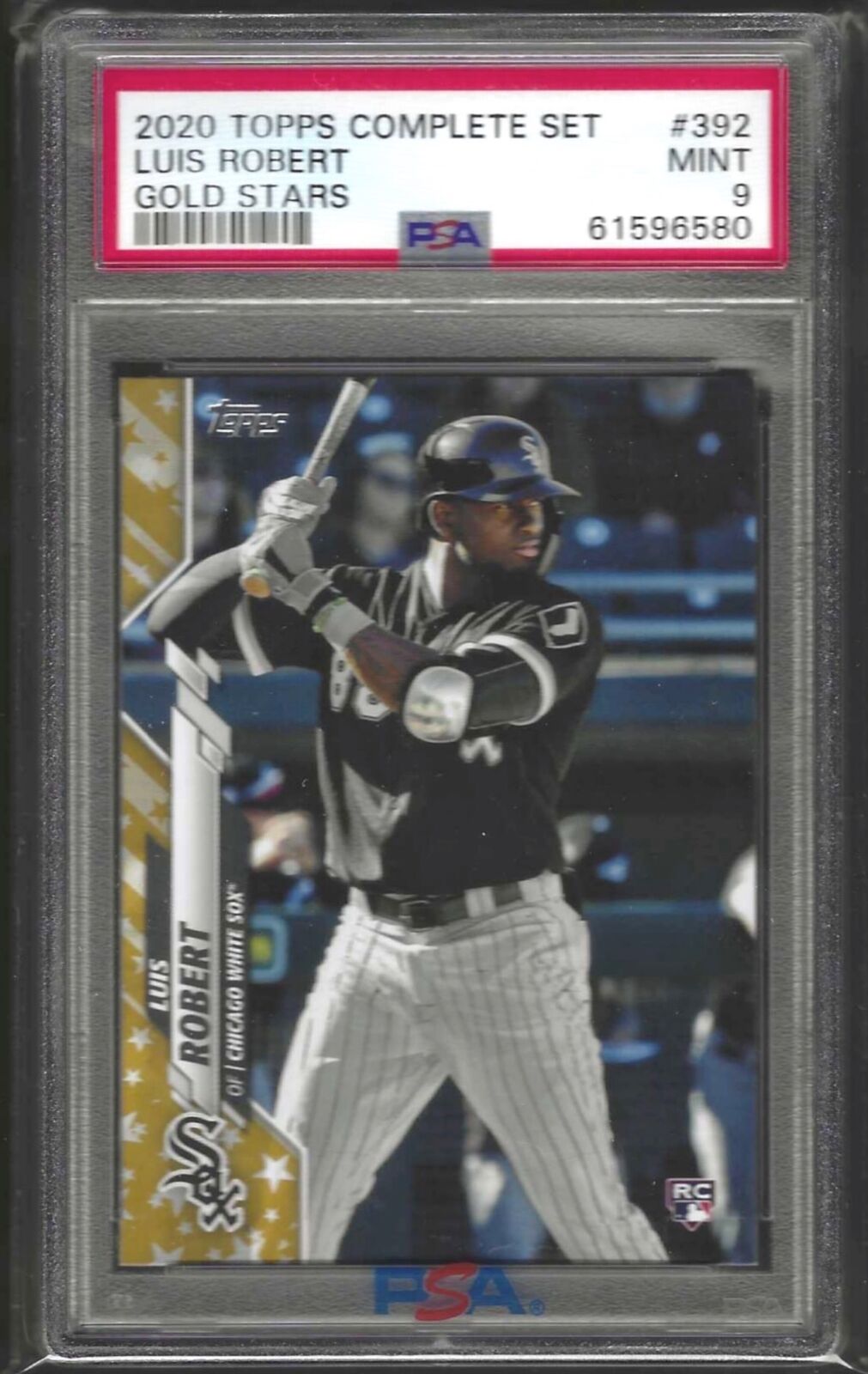 LUIS ROBERT 2020 TOPPS COMPLETE SET GOLD STARS ROOKIE RC #392 PSA 9 MINT