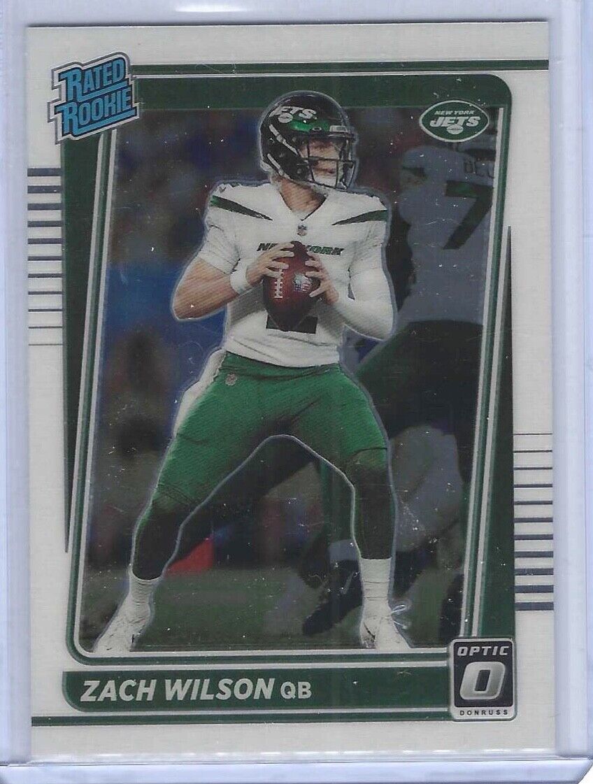 ZACH WILSON 2021 PANINI DONRUSS OPTIC RATED ROOKIE RC #202