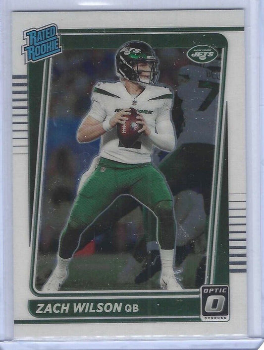 ZACH WILSON 2021 PANINI DONRUSS OPTIC RATED ROOKIE RC #202