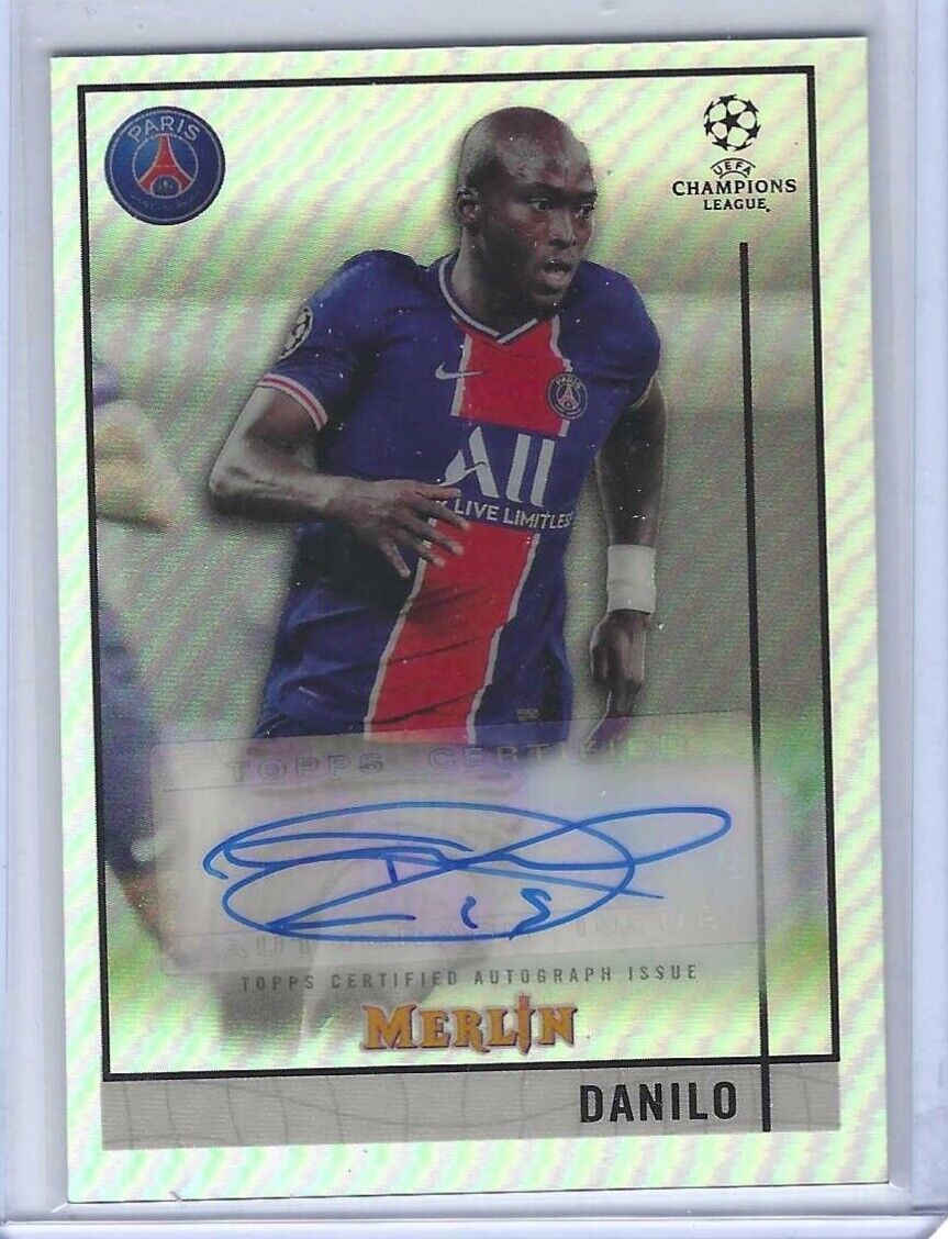 DANILO 2020-21 TOPPS MERLIN CHROME SILVER REFRACTOR AUTO #BCA-D
