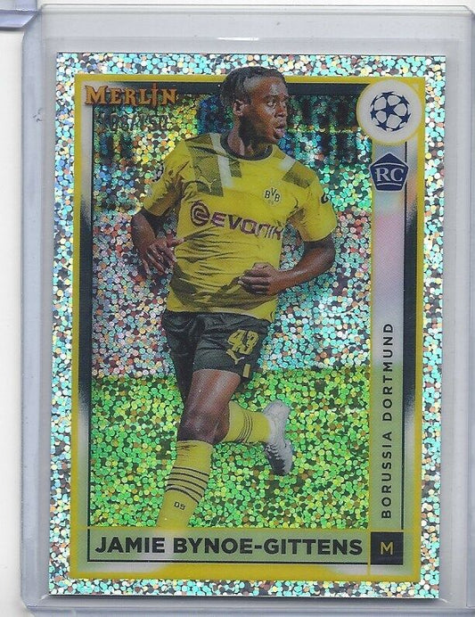 JAMIE BYNOE-GITTENS 2022-23 TOPPS MERLIN CHROME SPECKLE REFRACTOR RC #D 108/150
