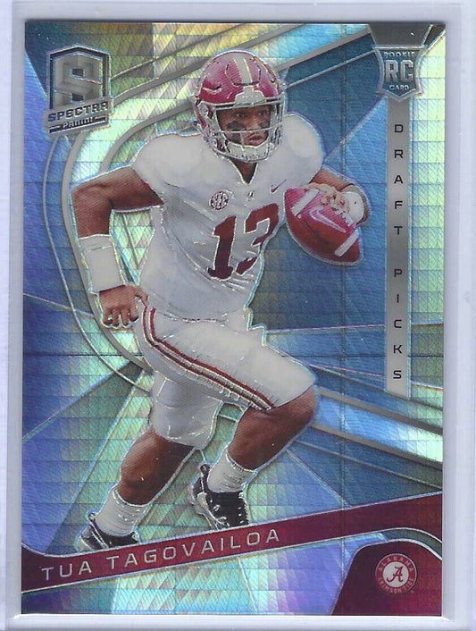 TUA TAGOVAILOA 2020 PANINI CHRONICLES DP SPECTRA HYPER PRIZM ROOKIE RC #D 32/49