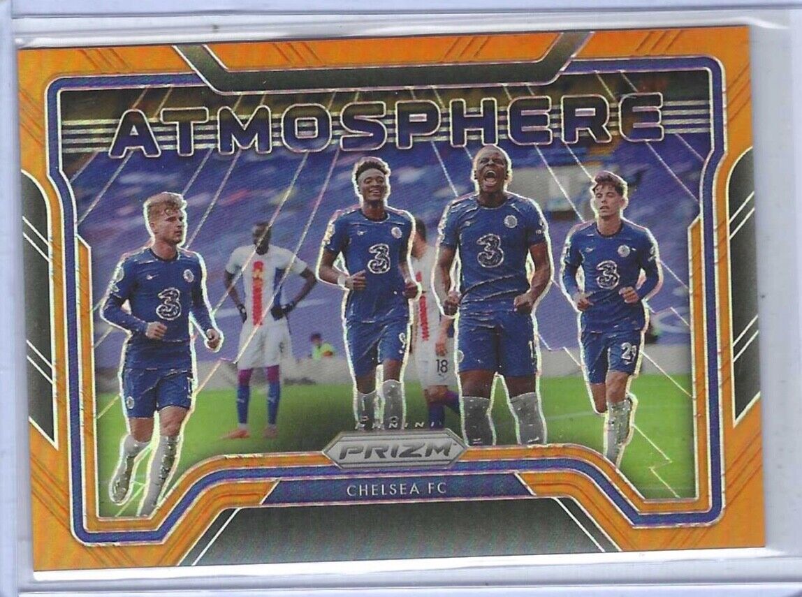 CHELSEA FC 2020-21 PANINI PRIZM EPL ATMOSPHERE ORANGE PRIZM #D 04/25