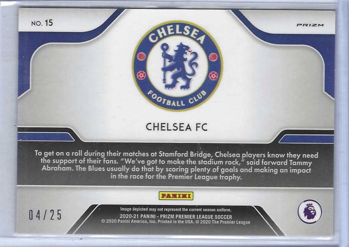 CHELSEA FC 2020-21 PANINI PRIZM EPL ATMOSPHERE ORANGE PRIZM #D 04/25