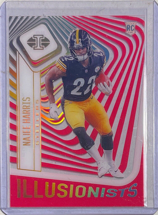 NAJEE HARRIS 2021 PANINI ILLUSIONS ILLUSIONISTS RED ROOKIE RC #D 125/399