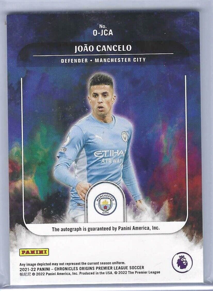 JOAO CANCELO 2021-22 PANINI CHRONICLES ORIGINS AUTO #D 083/189