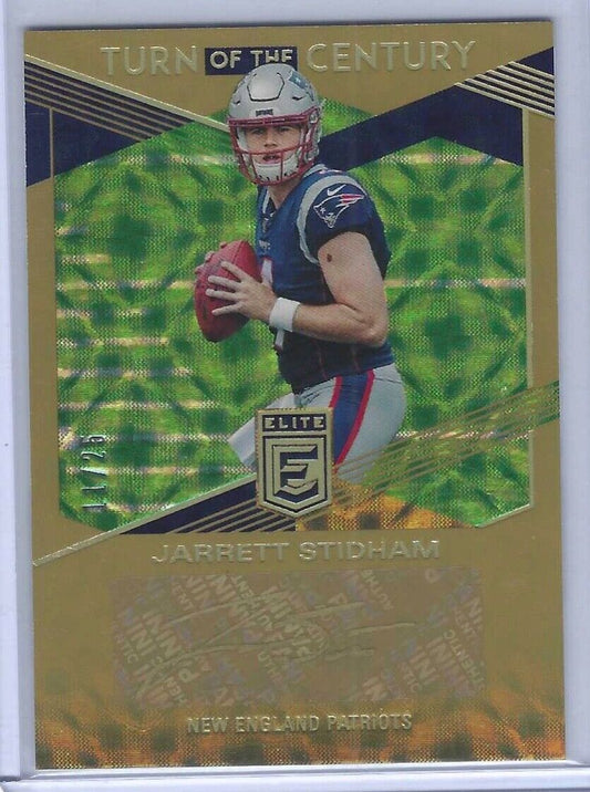 JARRETT STIDHAM 2019 PANINI DONRUSS ELITE GOLD ROOKIE AUTO RC #D /25