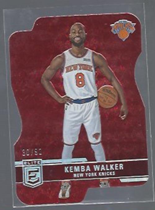 KEMBA WALKER 2021-22 PANINI ELITE STATUS RED DIE CUT #D 30/92