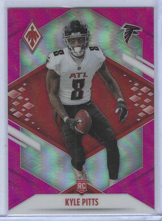 KYLE PITTS 2021 PANINI PHOENIX PINK PRIZM ROOKIE RC #D 024/199