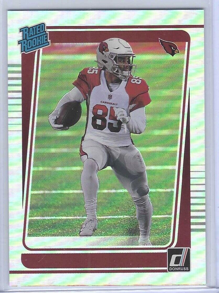 RONDALE MOORE 2021 DONRUSS SILVER FOIL NO NAME VARIATION ROOKIE SSP RC #270