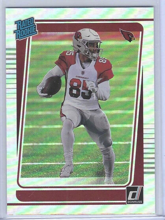 RONDALE MOORE 2021 DONRUSS SILVER FOIL NO NAME VARIATION ROOKIE SSP RC #270
