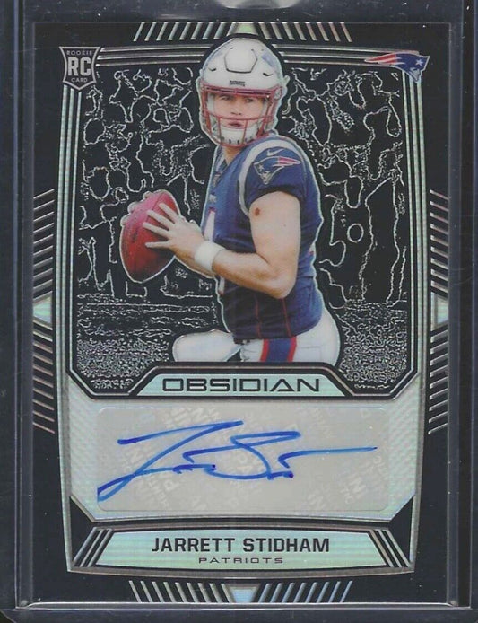JARRETT STIDHAM 2019 PANINI OBSIDIAN ROOKIE AUTO RC #D 126/150